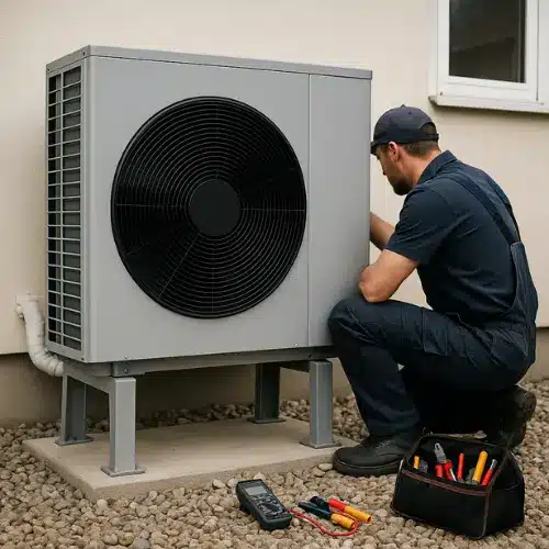 Installation einer Wärmepumpe mit staatlicher Förderung bis zu 70 Prozent